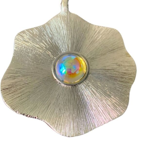 Darlene Pendant Trio – Mixed Metal Crystal, Scroll & Medallion Styles - Picture 3 of 7